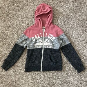 striped “california” jacket